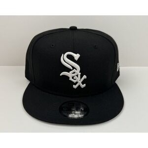 Boston Red Sox New Era Black 9Fifty MLB Basic Snapback Adjustable Hat New